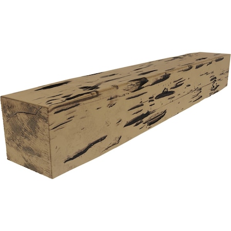 Pecky Cypress Faux Wood Fireplace Mantel, NaturaL X 10D X 36W